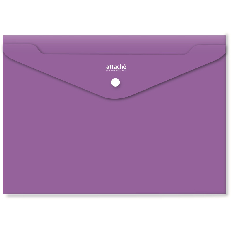 Папка-конверт на кнопке Attache Selection Crocus 6шт в уп.