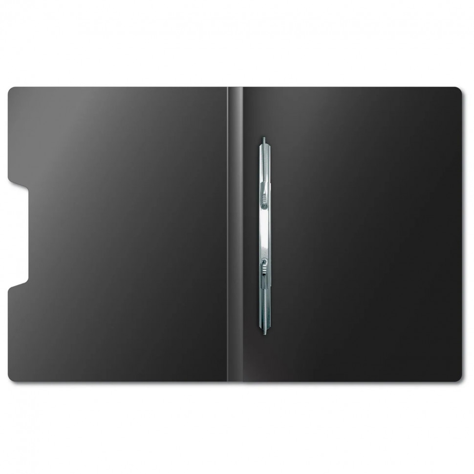 Скоросшиватель пластиковый с пруж.мех. Attache Digital, черный