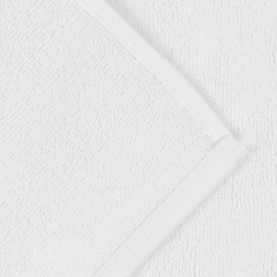 Полотенце Luscan махровое 50х90, 500 гр/м2, Oтель белый, Турция, 5 шт/уп