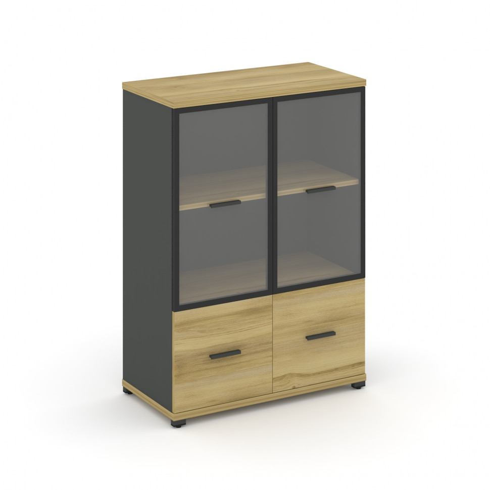 Concept Шкаф 1 широкая секция, 3 ниши CN.STS-312 RPB A Дуб Винченцо/Антрацит/Металл Антрацит/Прозрач Concept Шкаф 1 широкая секция, 3 ниши CN.STS-312 RPB A Дуб Винченцо/Антрацит/Металл Антрацит/Прозрач