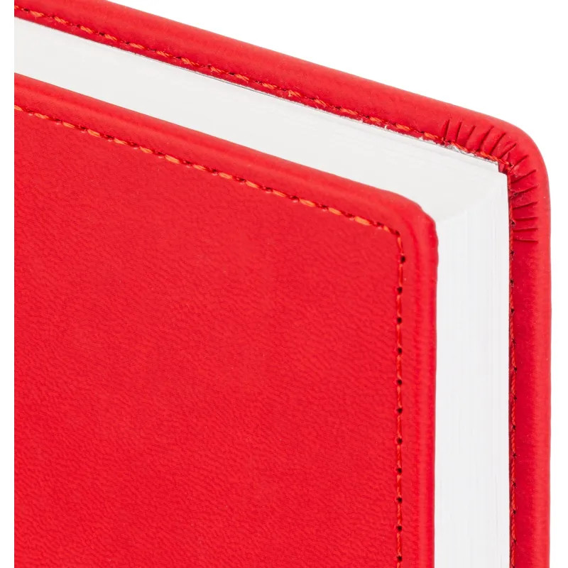 Ежедневник датированный 2026 А5+ VELVET красный 3-123/10