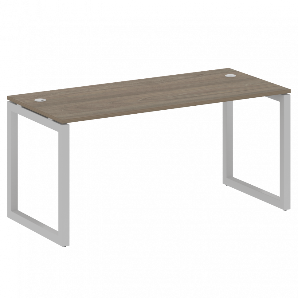 Metal System Quattro Стол письменный на О-образном м/к 50БО.СП-4 Вяз Благородный/Металл Серый 1600*7 Metal System Quattro Стол письменный на О-образном м/к 50БО.СП-4 Вяз Благородный/Металл Серый 1600*7