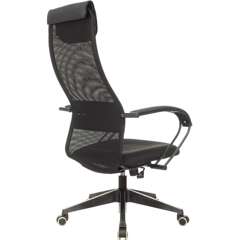 Кресло VB_EChair-655 LT TTW сетка/ткань черный, пластик