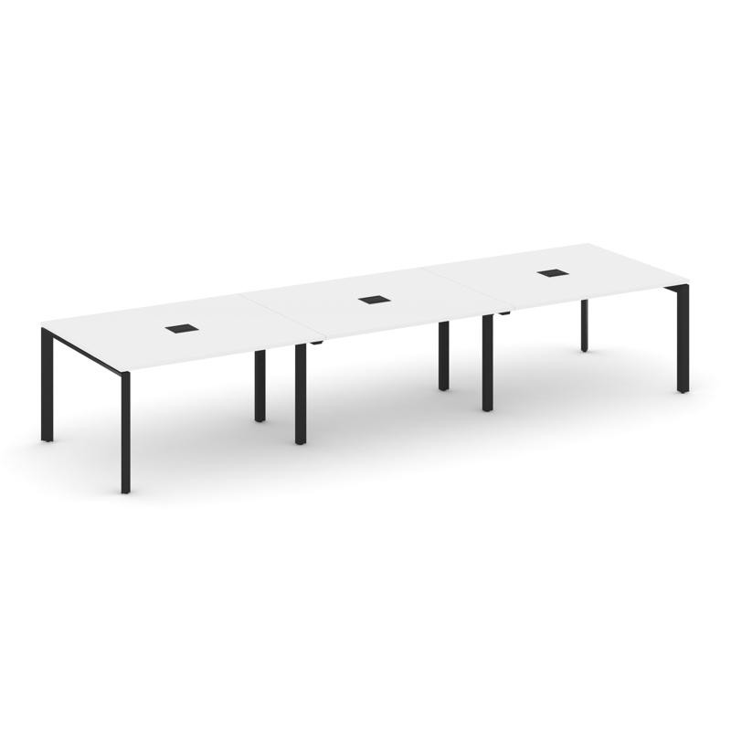 Style Project Стол переговорный SN-59P.SPRG-054 Белый/Металл Черный 4740*1180*750