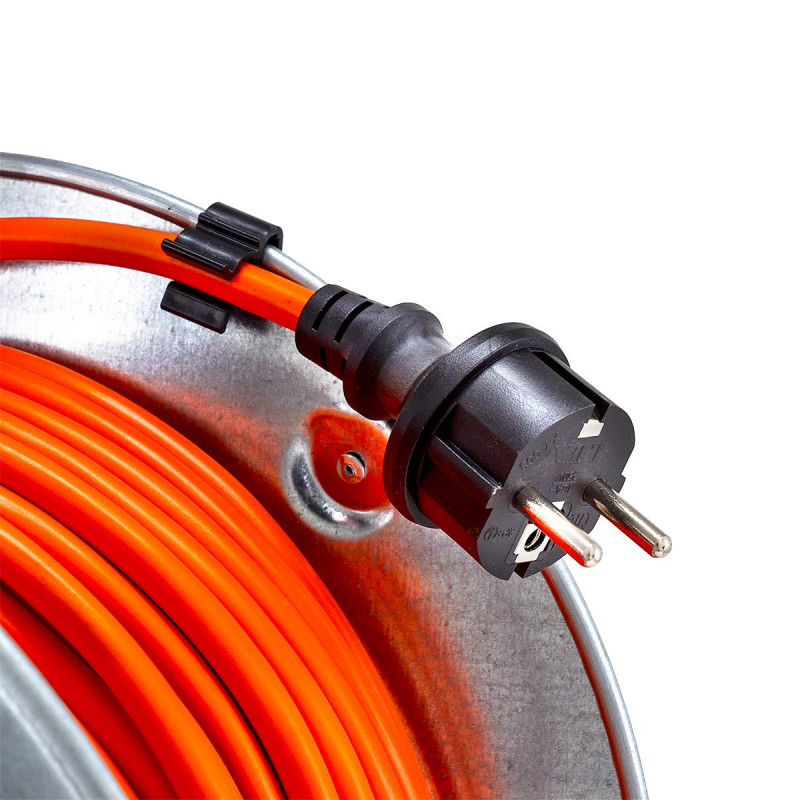 Удлинитель КОМУС ПВС 3х1,5кв.мм. 30м 16А 4 гнезда с/з,с/загл.,термоавт,IP44