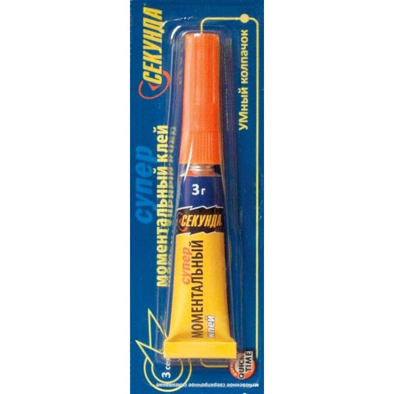 Клей Моментальный СЕКУНДА 3 г (403-107) Клей Моментальный СЕКУНДА 3 г (403-107)