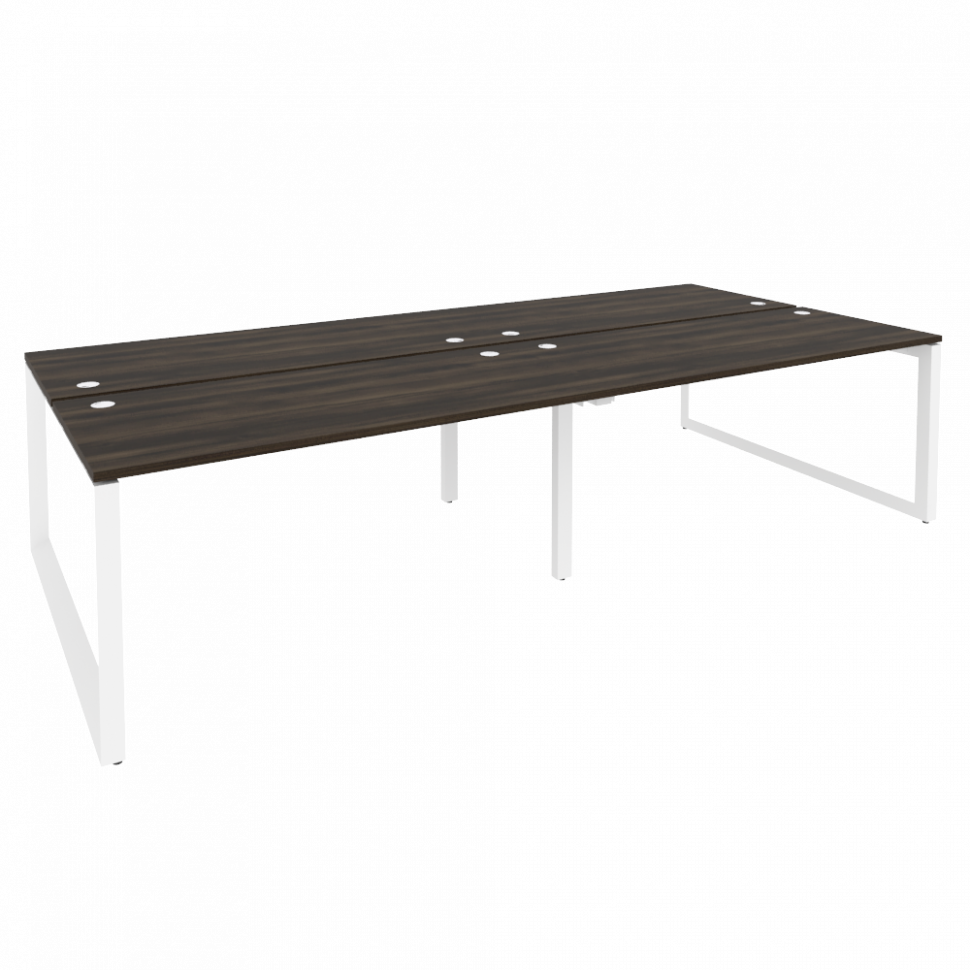 Onix Рабочая станция на О-образном м/к O.MO-D.RS-4.4.7 Дуб Мали/Металл Белый 3160*1475*750 Onix Рабочая станция на О-образном м/к O.MO-D.RS-4.4.7 Дуб Мали/Металл Белый 3160*1475*750