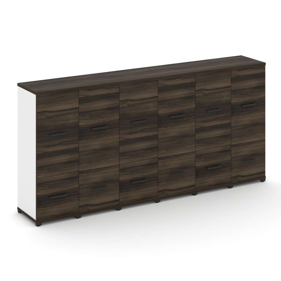 Concept Шкаф 6 узких секций, 3 ниши CN.STU-362 B Дуб Мали/Белый Бриллиант/Металл Черный 2500*420*118 Concept Шкаф 6 узких секций, 3 ниши CN.STU-362 B Дуб Мали/Белый Бриллиант/Металл Черный 2500*420*118