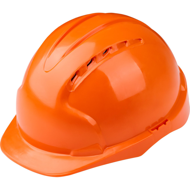 Каска Эталон оранжевая с храповиком
