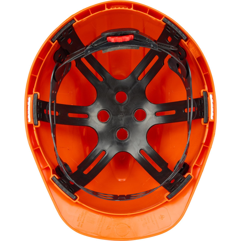 Каска Эталон оранжевая с храповиком