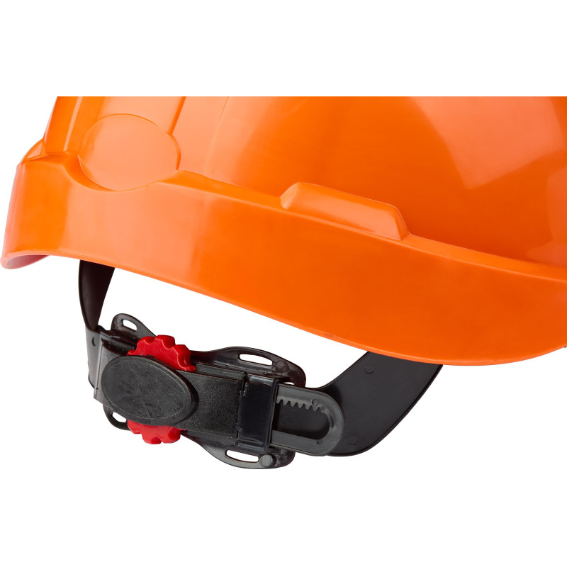 Каска Эталон оранжевая с храповиком