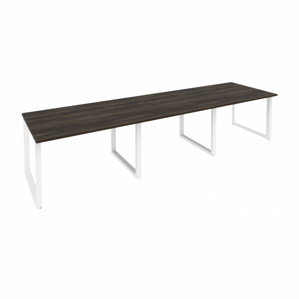 Onix Стол переговорный O.MO-PRG-3.2 Дуб Мали/Металл Белый 3540*980*750 Onix Стол переговорный O.MO-PRG-3.2 Дуб Мали/Металл Белый 3540*980*750