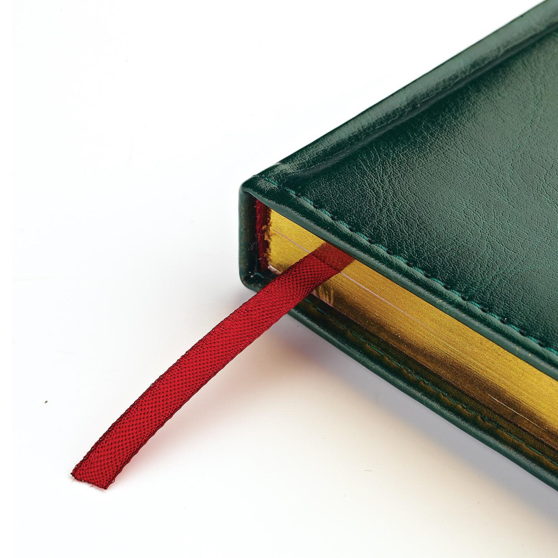 Ежедневник недатированный зелен,А5,145х205мм,136л, Sidney NEBRASKA 3-128/05