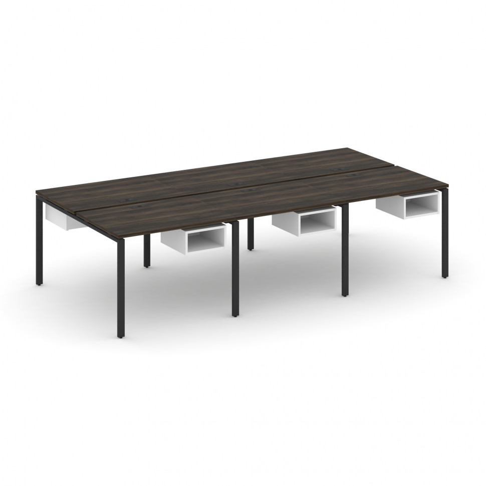 Concept Рабочая станция двухсторонняя с подвес. тумбами на 6 мест CN.DRS-141 Дуб Мали/Белый Бриллиан Concept Рабочая станция двухсторонняя с подвес. тумбами на 6 мест CN.DRS-141 Дуб Мали/Белый Бриллиан