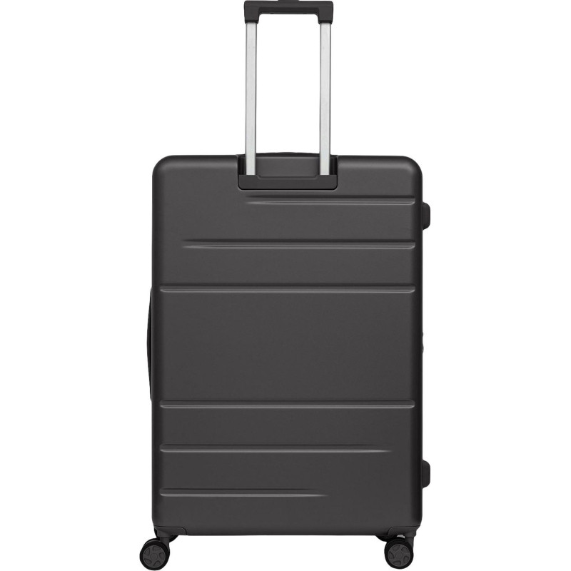Чемодан 4-х колесный 100% поликарбонат, FABRETTI,53X78X31,серый,EN1030-28-3