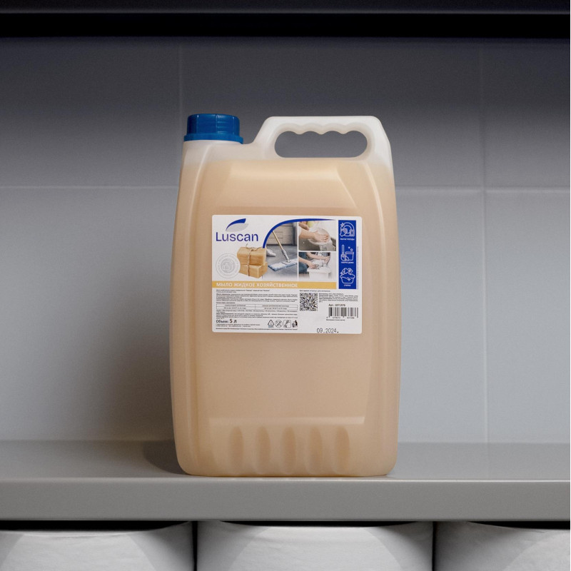 Мыло жидкое Luscan хозяйственное 5 л канистра
