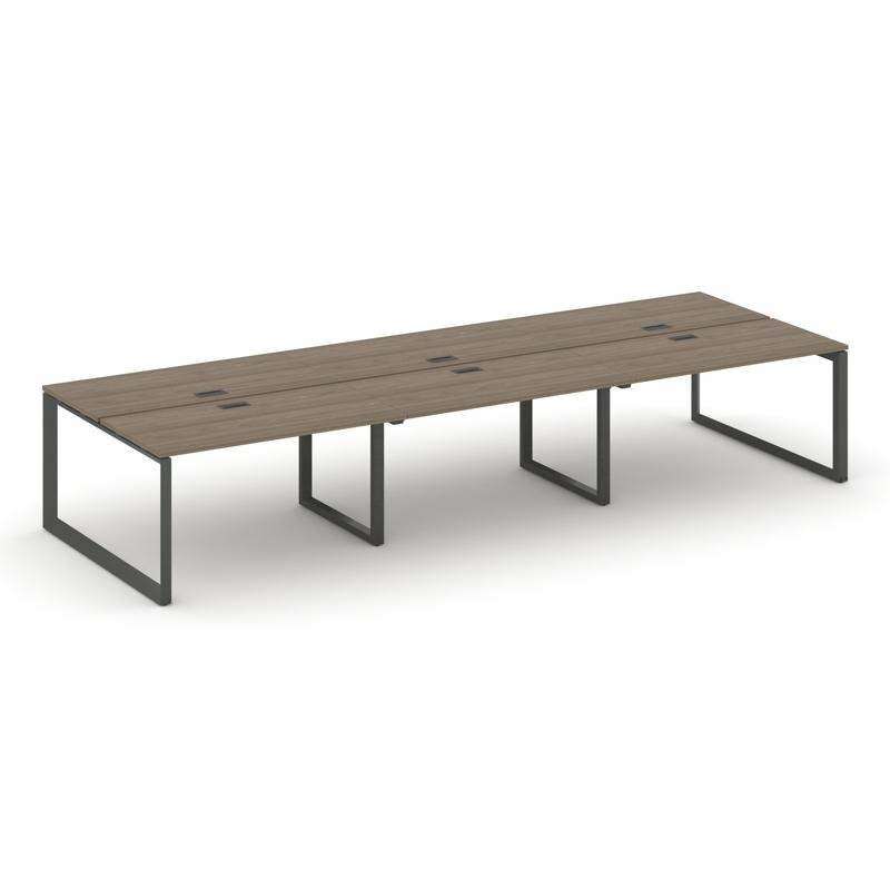 Style Project Рабочая станция двухсторонняя SN-59O.DRS-061 Вяз Благородный/Металл Антрацит/Черный За