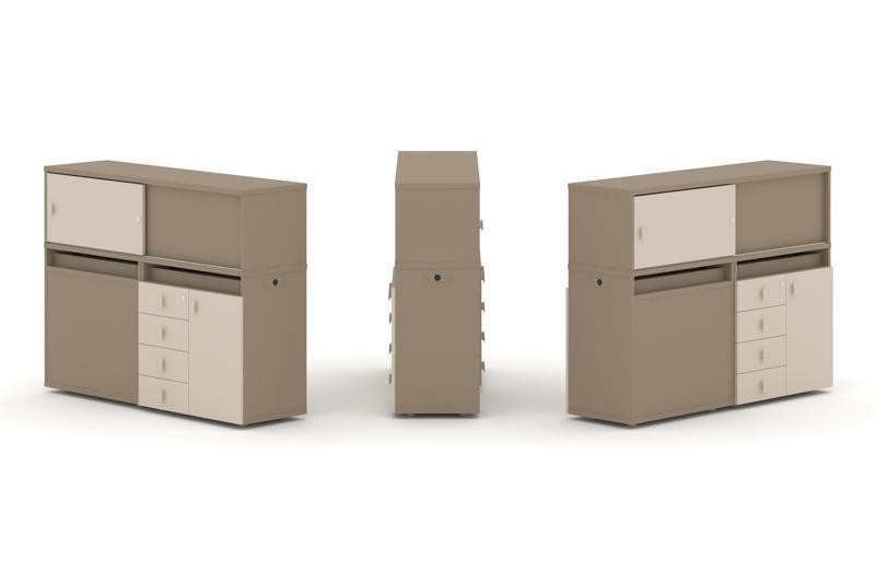 Estetica Набор №18. Тумба двойная+низкая надставка ES.NB.2N-18 Латте/Капучино 1500*410*1135 Estetica Набор №18. Тумба двойная+низкая надставка ES.NB.2N-18 Латте/Капучино 1500*410*1135