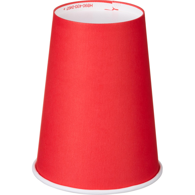 Стакан одноразовый бум 1-сл. d-90мм 300мл красный КОМУС 800шт/кор