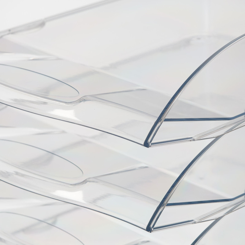 Лоток горизонтальный Attache 4шт/уп прозрачный тд_у