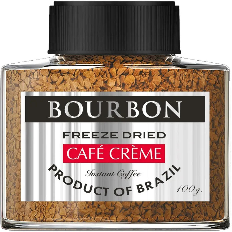 Кофе растворимый сублимированный BOURBON Cafe Creme, 100г