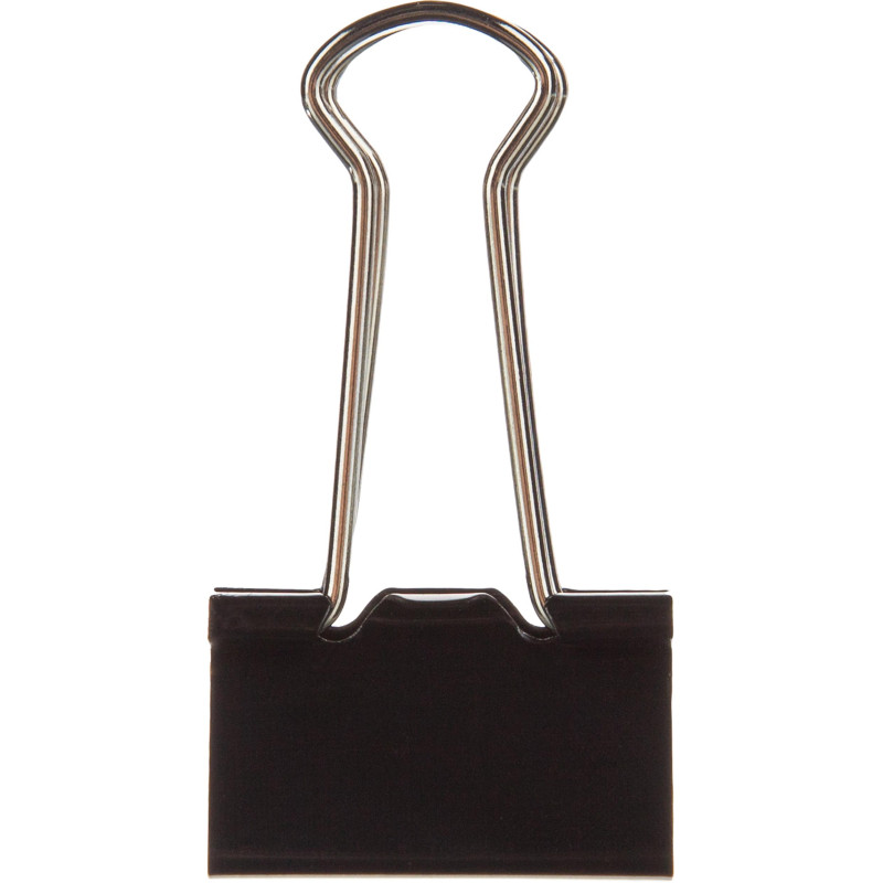 Зажимы для бумаг 19мм 12шт/уп Attache Economy, в карт,кор, цвет черный