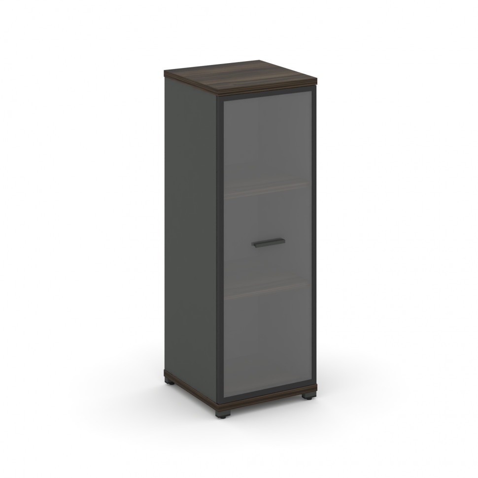 Concept Шкаф 1 узкая секция, 3 ниши CN.STU-316 RPB A Дуб Мали/Антрацит/Металл Антрацит/Прозрачный 42