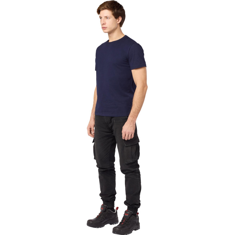 Футболка (160 г.) с кор.рукавом т.-син.(XXL)