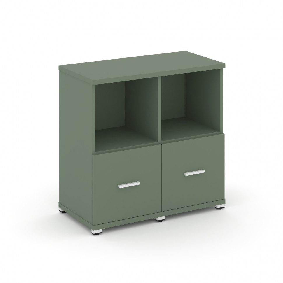 Concept Шкаф 2 узкие секции, 2 ниши CN.STU-221 W Кобо/Металл Белый 836*420*818