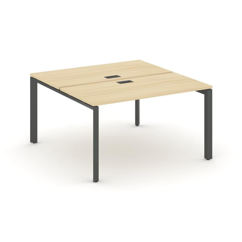 Style Project Рабочая станция двухсторонняя SN-59P.DRS-001 Акация Лорка/Металл Антрацит/Черный Заглу