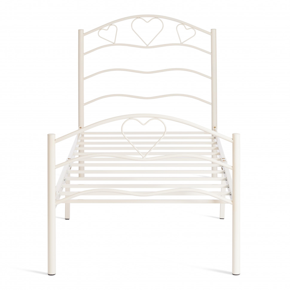 Кровать ROXIE 90*200 см (Single bed), белый (White)