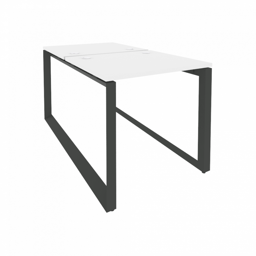 Onix Рабочая станция на О-образном м/к O.MO-D.RS-2.0.7 Белый Бриллиант/Металл Антрацит 780*1475*750
