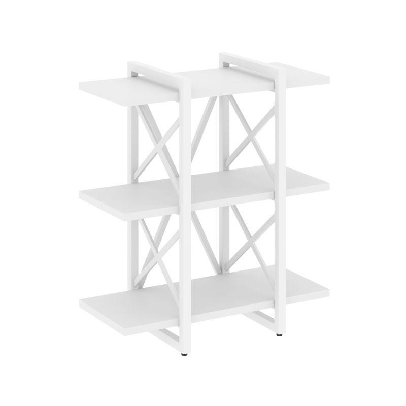 Loft Стеллаж на рег. опорах-3 полки VR.L-MST.O-3.4V Белый Бриллиант/Металл Белый 800*400*910