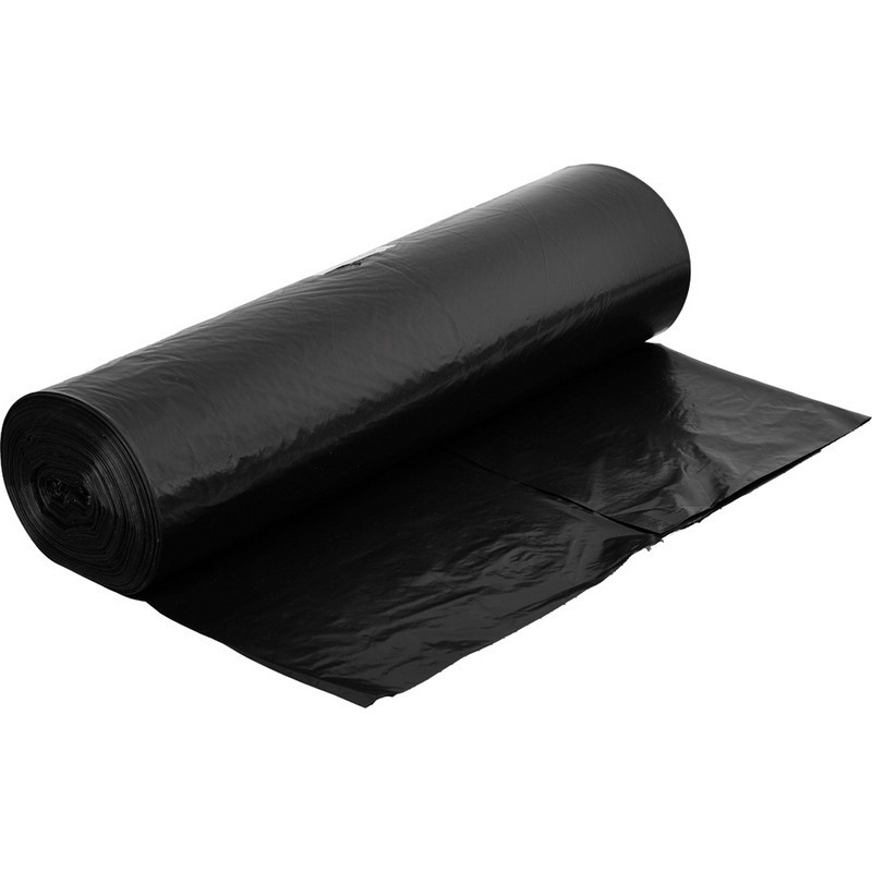 Мешки для мусора ПВД 240л 50мкм 50шт/рул черные 90х140см_Green Pack