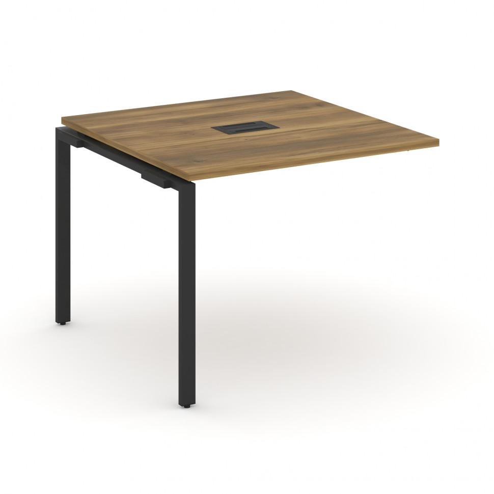 Concept Проходной наборный элемент переговорного стола CN.NPRG-011 Сандал Янтарный/Металл Черный 980