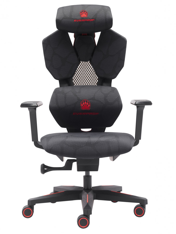 Геймерское кресло Everprof Tiger (Тайгер) Сетка Черный