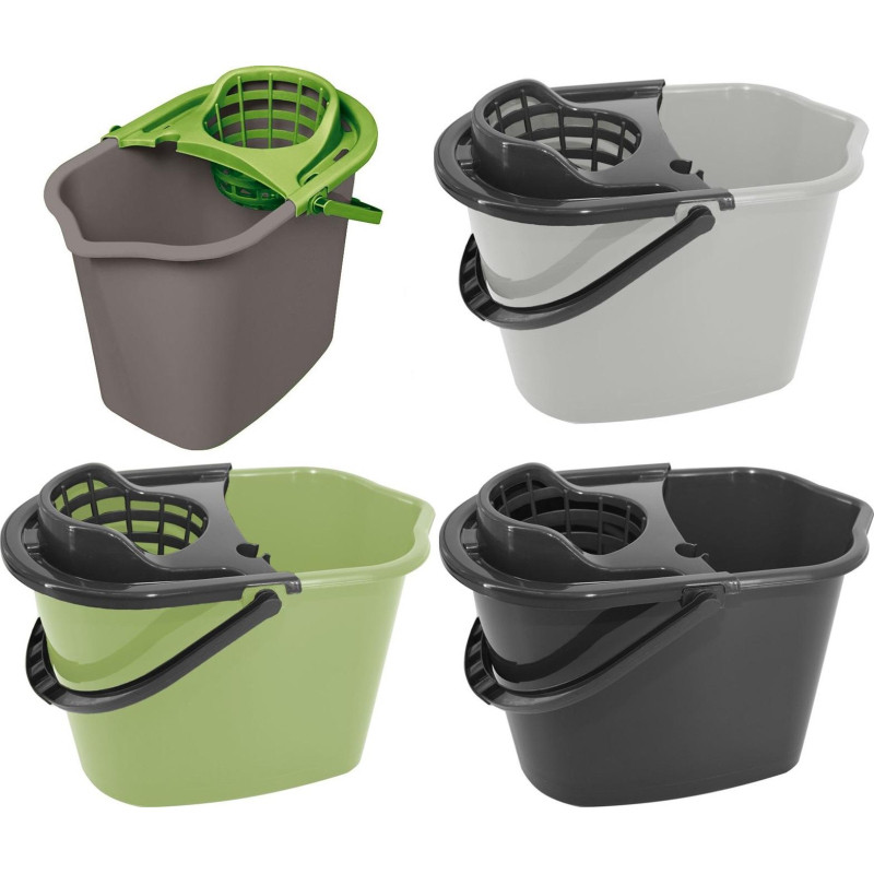 Ведро с отжимом YORK 10 литров прямоугольное 070020