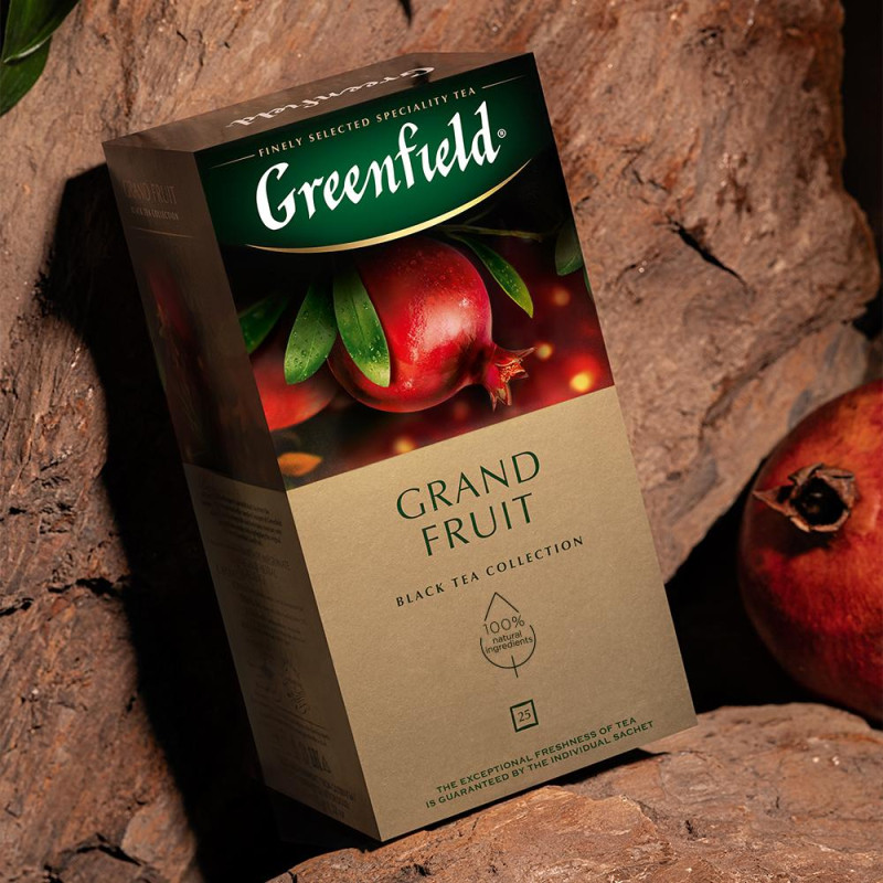 Чай Greenfield Grand Fruit черн., 25пак