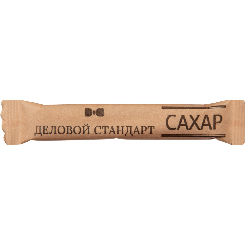 Сахар порционный в стиках Деловой стандарт тростниковый 5гр (200 шт/уп.)