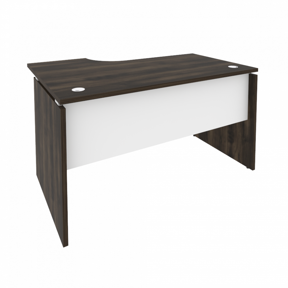 Onix Стол эргономичный правый O.SA-2 (R) Дуб Мали/Белый Бриллиант 1380*980*750 (720/460)