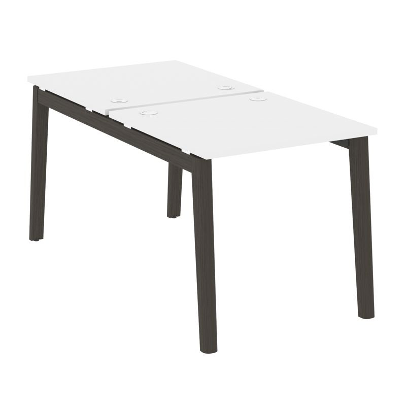 Onix Wood Рабочая станция OW.D.RS-2.0.8 Белый Бриллиант/Дуб Темный/Металл Антрацит 780*1635*750
