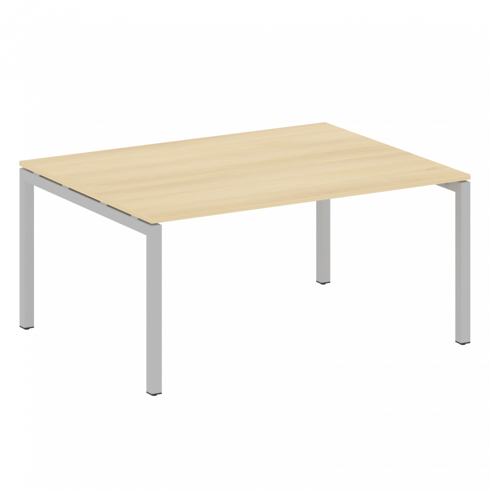 Metal System Quattro Переговорный стол (1 столешница) на П-образном м/к 50БП.ПРГ-1.4 Акация Лорка/Ме