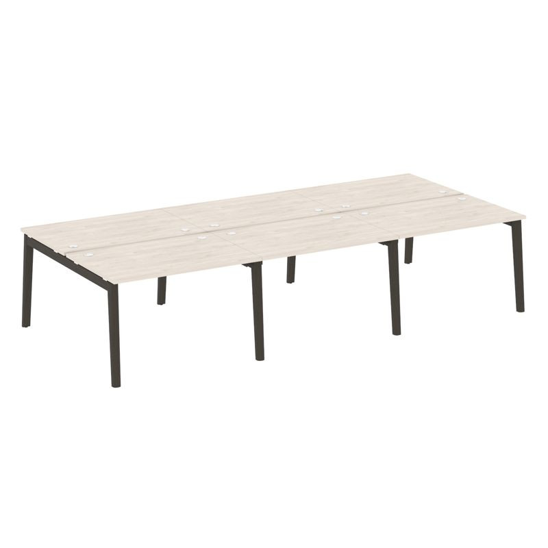 Onix Wood Рабочая станция OW.D.RS-6.2.8 Денвер Светлый/Дуб Темный/Металл Антрацит 3540*1635*750