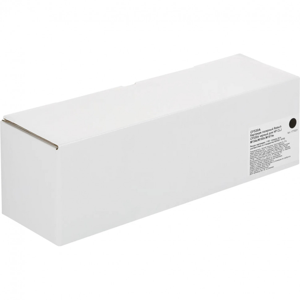 Картридж лазерный Retech CF530A чер. для HP CLJ M154a/M180n/M181fw