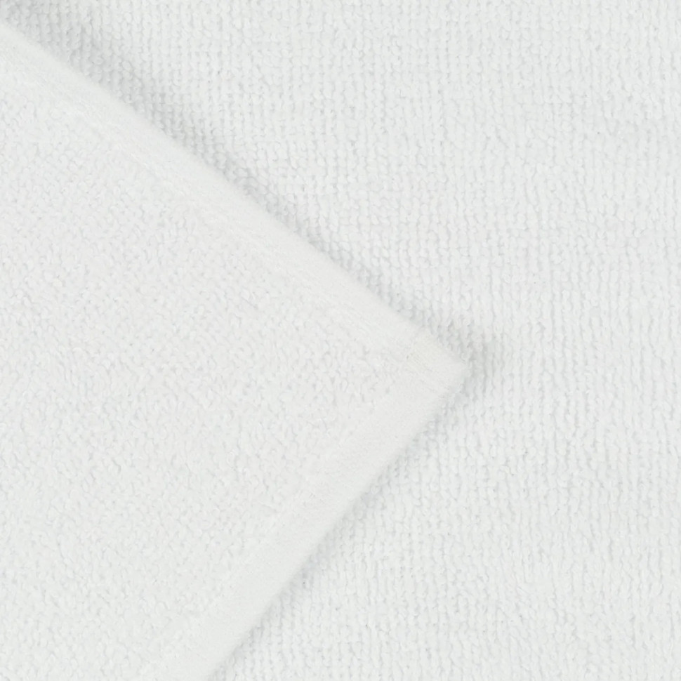 Полотенце Luscan махровое 30х30, 450 гр/м2, Oтель белый, Турция, 10 шт/уп