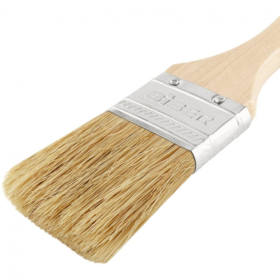 Кисть флейцевая БИБЕР 31112 Эконом натуральная щетина, 38 мм СПб