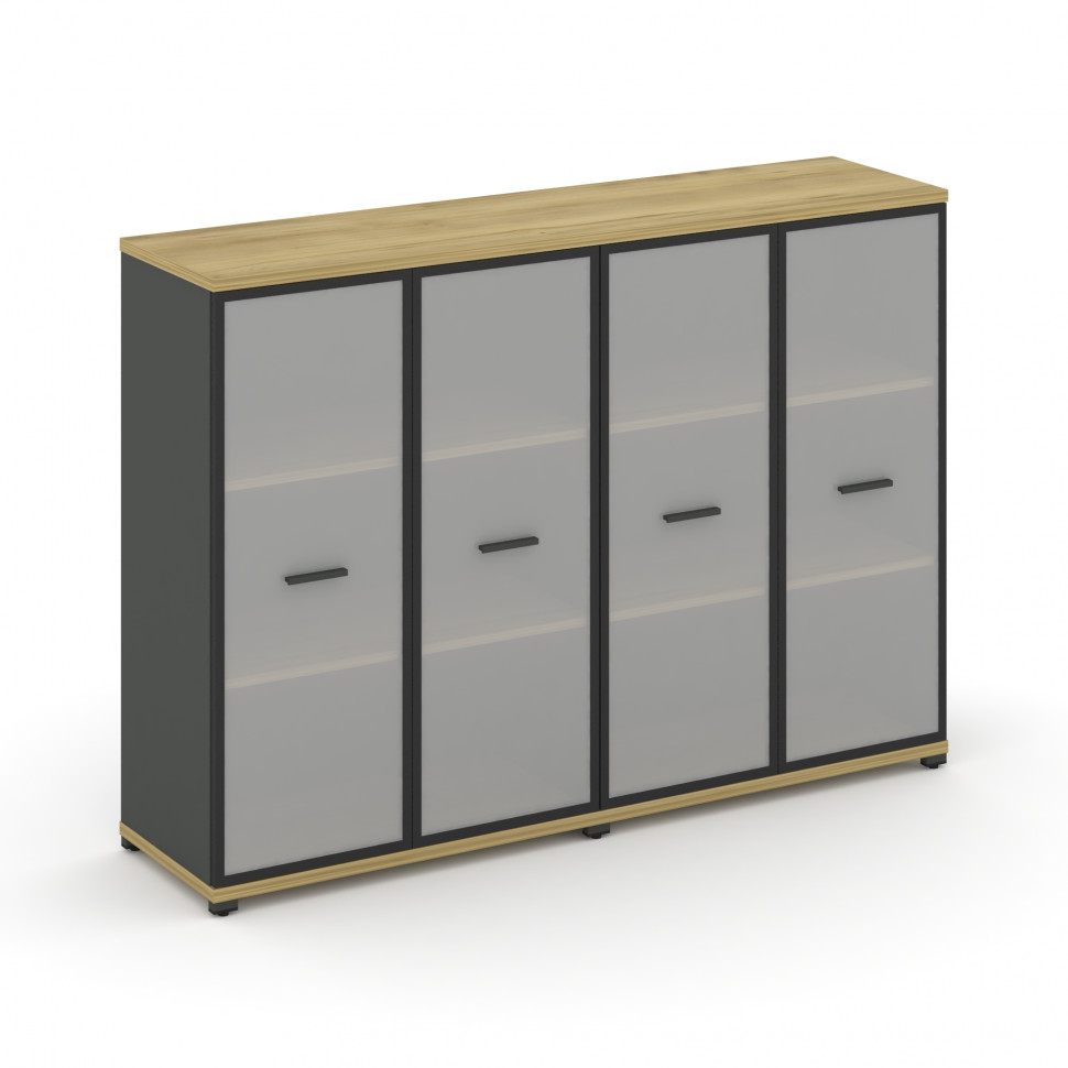 Concept Шкаф 2 широкие секции, 3 ниши CN.STS-326 RMB A Дуб Винченцо/Антрацит/Металл Антрацит/Сатин 1 Concept Шкаф 2 широкие секции, 3 ниши CN.STS-326 RMB A Дуб Винченцо/Антрацит/Металл Антрацит/Сатин 1