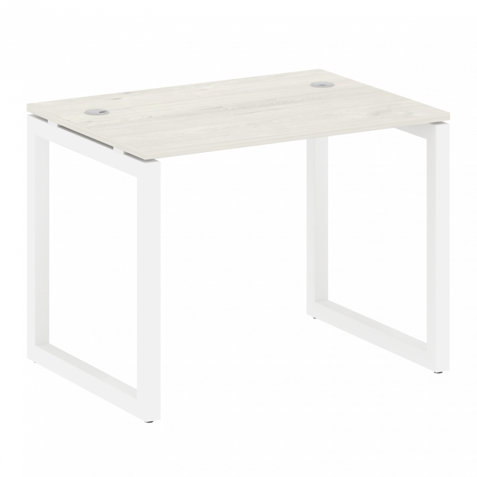 Metal System Quattro Стол письменный на О-образном м/к 50БО.СП-1 Дуб Наварра/Металл Белый 1000*720*7 Metal System Quattro Стол письменный на О-образном м/к 50БО.СП-1 Дуб Наварра/Металл Белый 1000*720*7