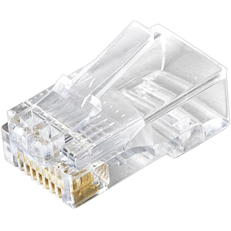 Коннектор ExeGate RJ-45 Кат.6 (8P8C) под одножильный (100шт/уп)&lt;EX283691RUS