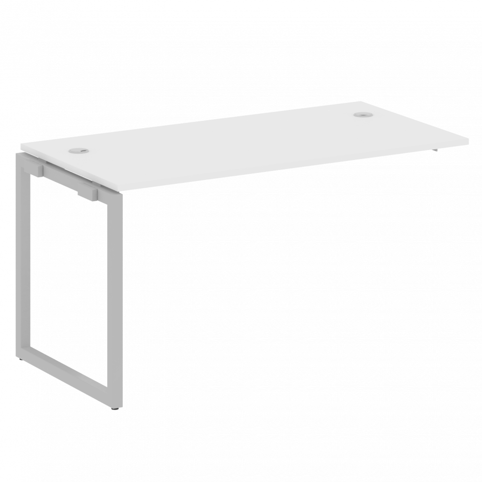 Metal System Quattro Проходной элемент рабочей станции на О-образном м/к 40БО.ПРС-СП-1.3 Белый/Метал Metal System Quattro Проходной элемент рабочей станции на О-образном м/к 40БО.ПРС-СП-1.3 Белый/Метал